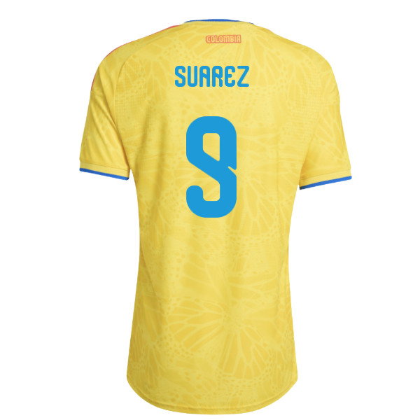 2026-2027 Colombia Authentic Home Shirt (Suarez 9)-SoccerKits Hub | Buy Soccer Jerseys Online
